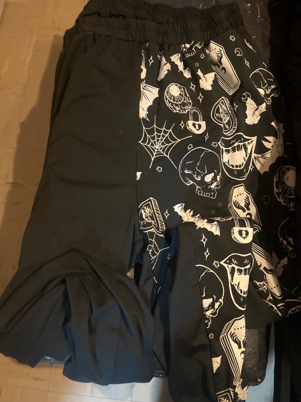Gothic split joggers